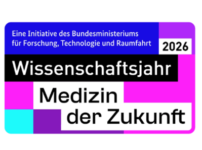 Logo Wissenschaftsjahr 2026 - Medizin der Zukunft Logo Wissenschaftsjahr 2026 - Medizin der Zukunft