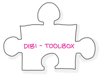 Puzzleteil mit Aufschrift DiBi-Toolbox