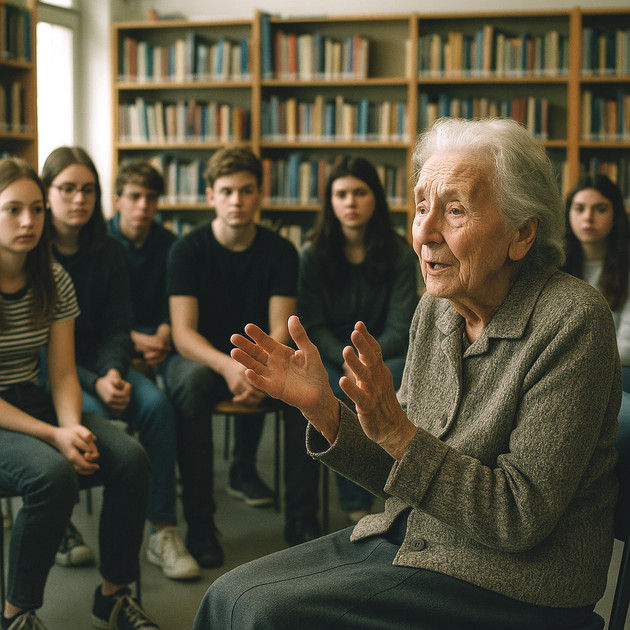 Informationen für Schulen zu Zeitzeugenbegegnungen