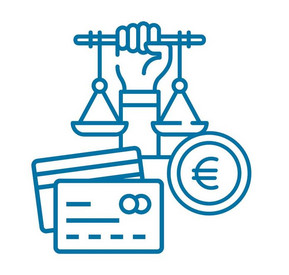 Logo Themenbereich Finanzen, Marktgeschehen und Verbraucherrecht