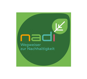 Logo-Grafik Nadi MOOC - Wegweiser zur Nachhaltigkeit