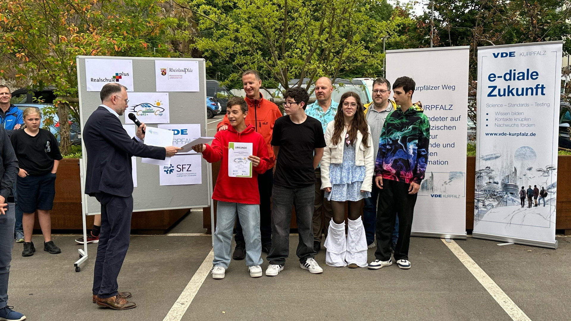 Das Bild zeigt das Team der IGS Morbach!