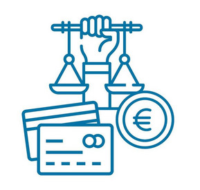 Logo Themenbereich Finanzen, Marktgeschehen und Verbraucherrecht