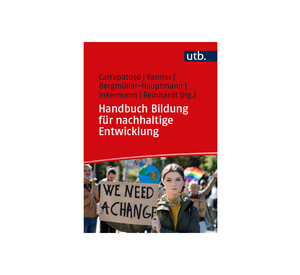 Illustration: Titelseite des utb-Handbuchs Bildung für nachhaltige Entwicklung 2026