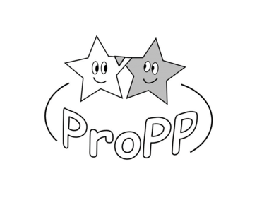 ProPP-Logo aus zwei Sternen und Schriftzug