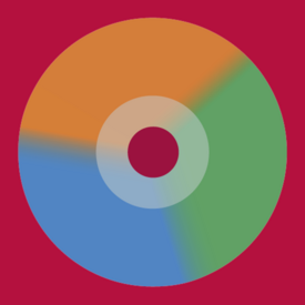 Drei Farbfelder in einem Kreis als Symbol für die Themenfelder