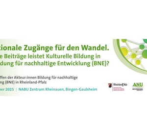 Illustration: Werbebanner mit Angaben zu Titel, Datum, Ort usw. der Veranstaltung