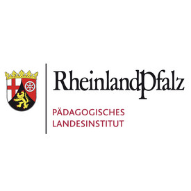 Rheinland-Pfalz Wappen, Schriftzug Rheinland-Pfalz, darunter Pädagogisches Landesinstitut