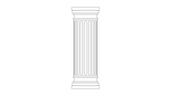 Illustration: Grafik einer griechischen Säulen