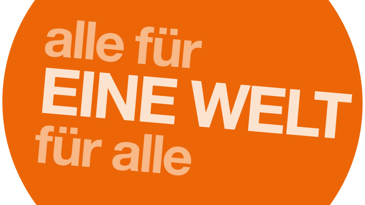 Logo "alle für EINE WELT für alle"