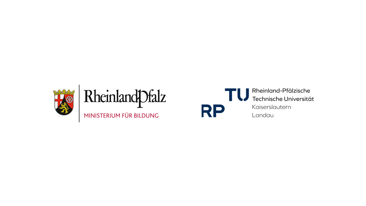 Logo Ministerium für Bildung Rheinland-Pfalz und Rheinland-Pfälzische Technische Universität