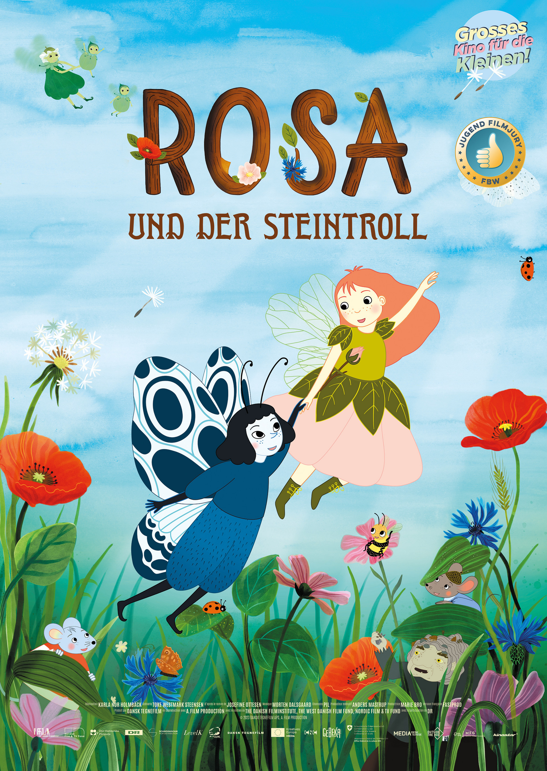 Filmplakat "Rosa und der Steintroll"