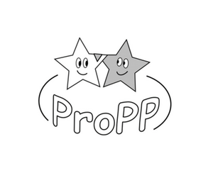 ProPP-Logo aus zwei Sternen und Schriftzug