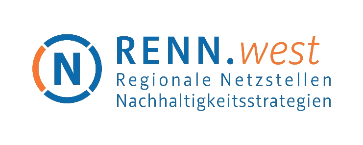 Logo RENN.west Regionale Netzstellen Nachhaltigkeitsstrategien