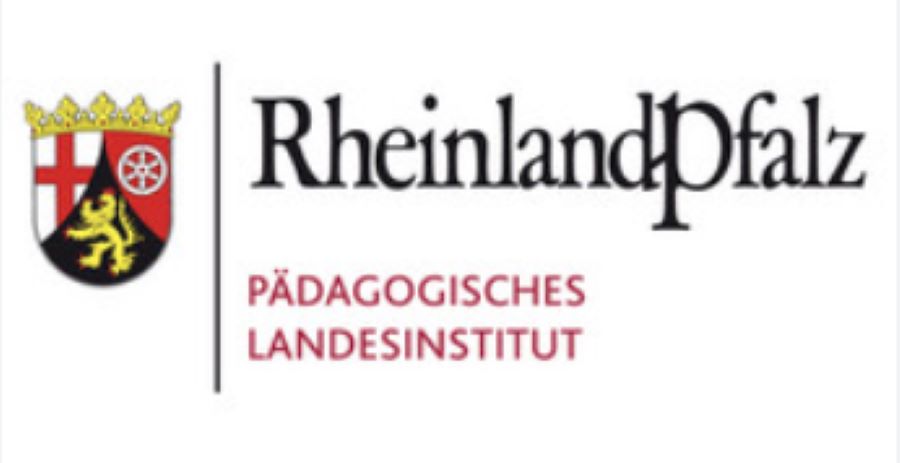 Links: Wappen von Rheinland-Pfalz, rechts Text: Rheinland Pfalz, Pädagogisches Landesinstitut, Verlinkung zur Homepage der Pädagogischen Landesinstituts